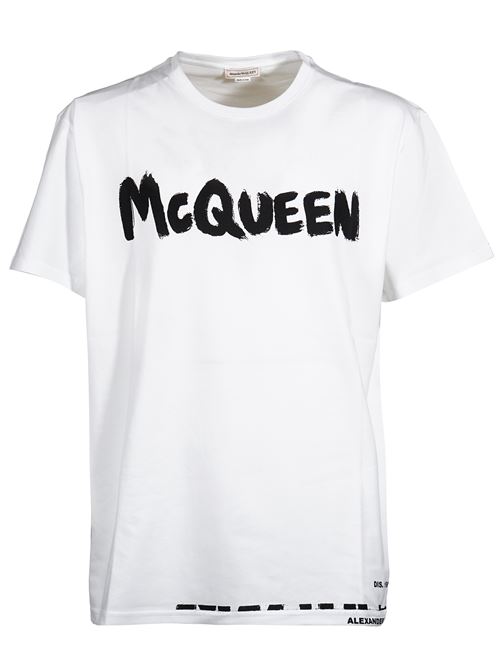 T-shirt Graffiti ALEXANDER McQUEEN | 622104QTZ570900